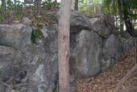 foundation rock wall